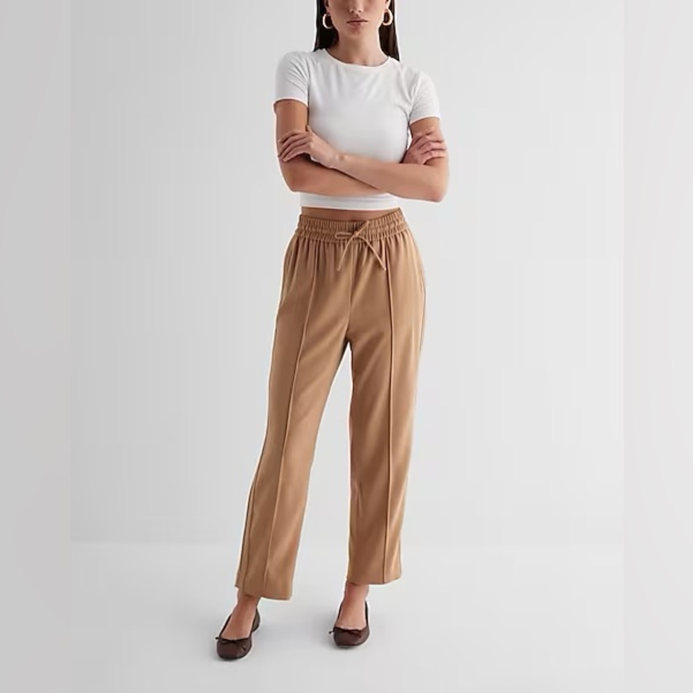 NWT Express High Waisted Seamed Ankle Joggers